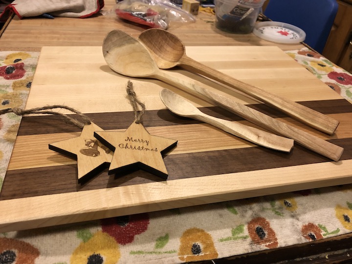 Member Made: Joe’s Cutting Board & Spoons